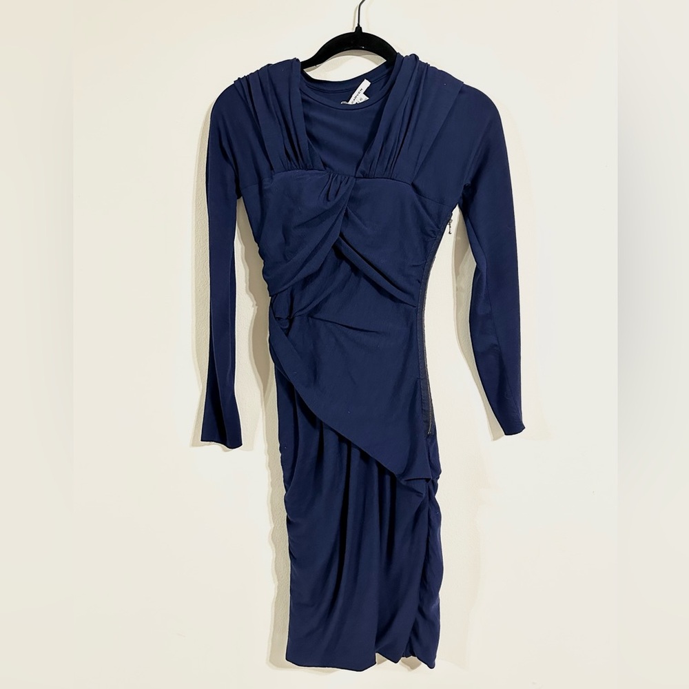EUC Carven Navy Bandage Dress Sz 8